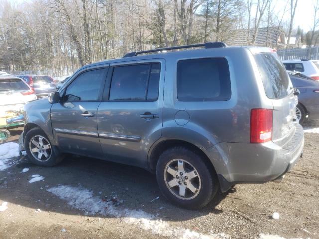 5FNYF48999B502905 - 2009 HONDA PILOT TOURING GRAY photo 2