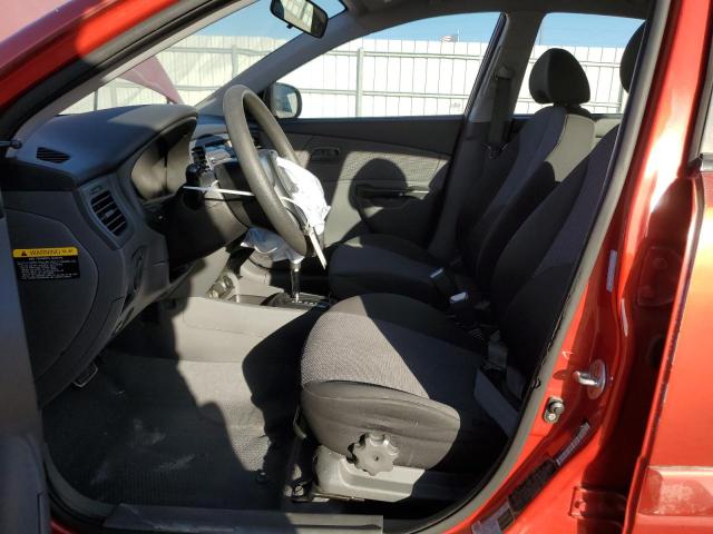 KNADH4A30B6736895 - 2011 KIA RIO BASE RED photo 7