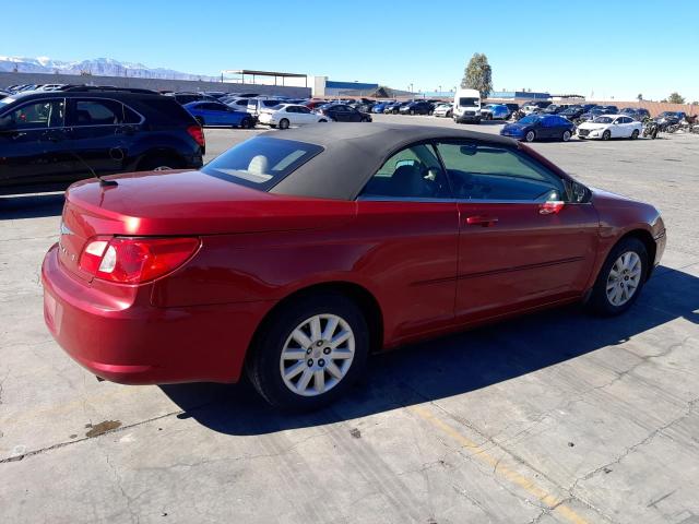 1C3LC45K38N223920 - 2008 CHRYSLER SEBRING RED photo 3