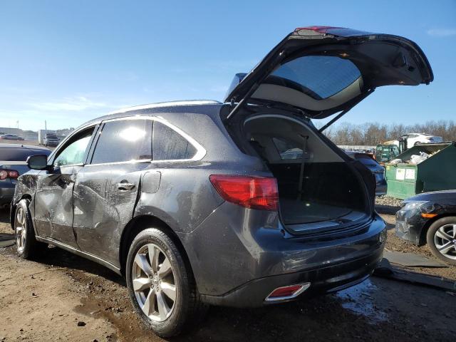 5FRYD4H8XEB038917 - 2014 ACURA MDX ADVANCE CHARCOAL photo 2