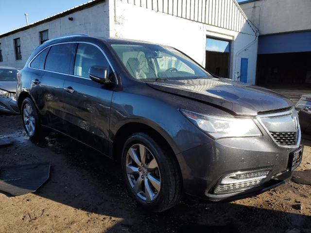 5FRYD4H8XEB038917 - 2014 ACURA MDX ADVANCE CHARCOAL photo 4