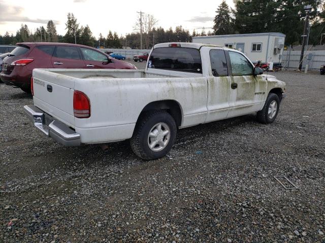 1B7GL22X4WS709877 - 1998 DODGE DAKOTA WHITE photo 3