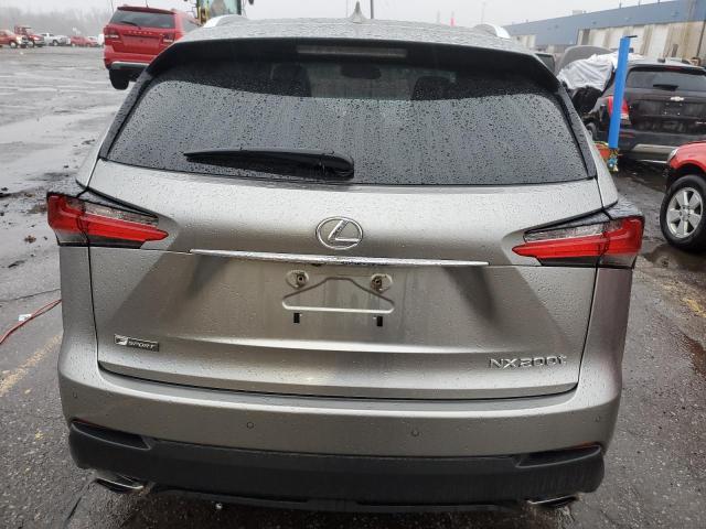 JTJBARBZ4F2039433 - 2015 LEXUS NX 200T SILVER photo 6