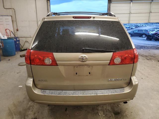 5TDZK23C67S055739 - 2007 TOYOTA SIENNA CE GOLD photo 6