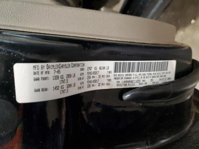 1J4HR48N86C112255 - 2006 JEEP GRAND CHER LAREDO 黑色 照片 12