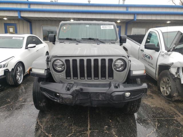 1C4HJXEN8LW122975 - 2020 JEEP WRANGLER U SAHARA GRAY photo 5