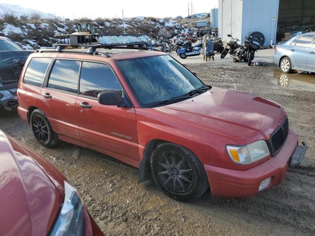 JF1SF65691H742946 - 2001 SUBARU FORESTER S RED photo 4