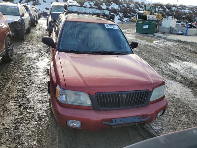 JF1SF65691H742946 - 2001 SUBARU FORESTER S წითელი ფოტო 5