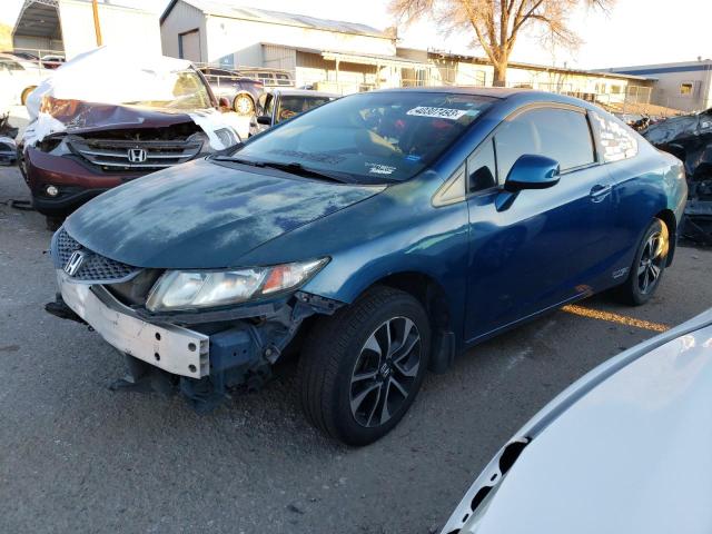 2HGFG3B80DH512631 - 2013 HONDA CIVIC EX BLUE photo 1