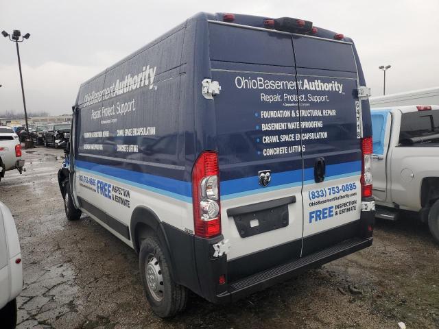 3C6LRVDG2NE102834 - 2022 RAM PROMASTER 2500 HIGH BLUE photo 2