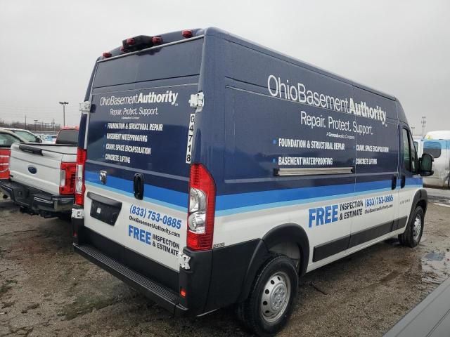 3C6LRVDG2NE102834 - 2022 RAM PROMASTER 2500 HIGH BLUE photo 3