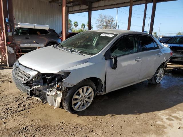 2T1BU40E19C120165 - 2009 TOYOTA COROLLA BASE SILVER photo 1