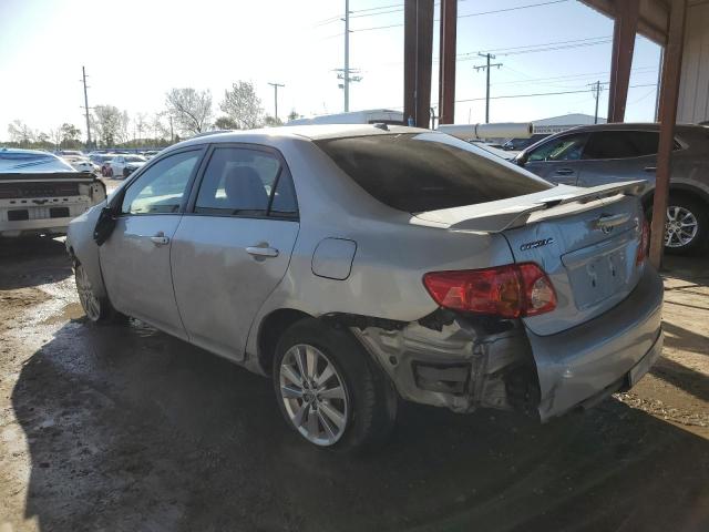 2T1BU40E19C120165 - 2009 TOYOTA COROLLA BASE SILVER photo 2