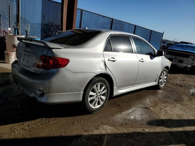 2T1BU40E19C120165 - 2009 TOYOTA COROLLA BASE SILVER photo 3