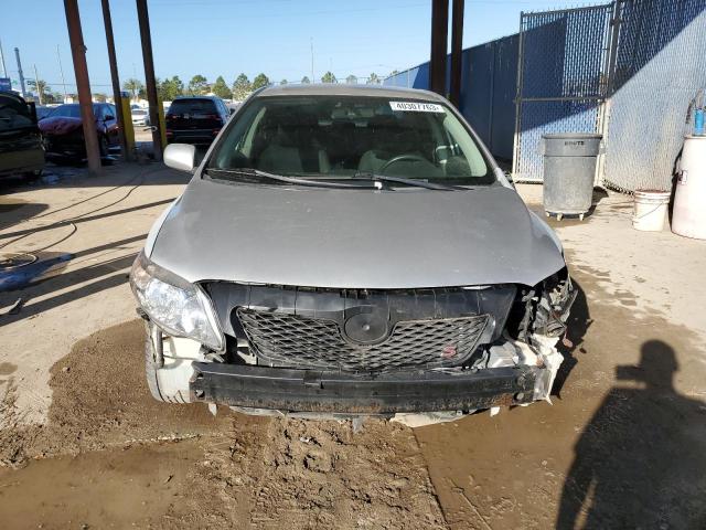 2T1BU40E19C120165 - 2009 TOYOTA COROLLA BASE SILVER photo 5