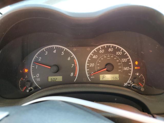 2T1BU40E19C120165 - 2009 TOYOTA COROLLA BASE SILVER photo 9