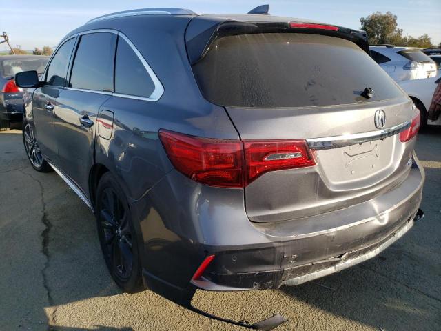 5J8YD7H77KL000940 - 2019 ACURA MDX SPORT HYBRID ADVANCE CHARCOAL photo 2