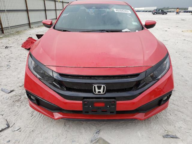 2HGFC2F81LH552697 - 2020 HONDA CIVIC SPORT 红色 照片 5