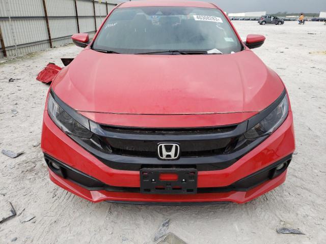 2HGFC2F81LH552697 - 2020 HONDA CIVIC SPORT RED photo 5