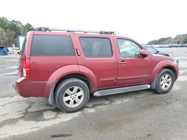 5N1AR18U08C609621 - 2008 NISSAN PATHFINDER S RED photo 3