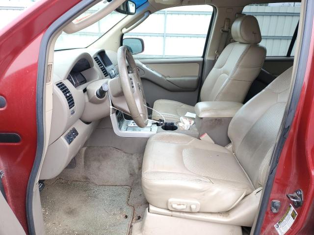 5N1AR18U08C609621 - 2008 NISSAN PATHFINDER S RED photo 7