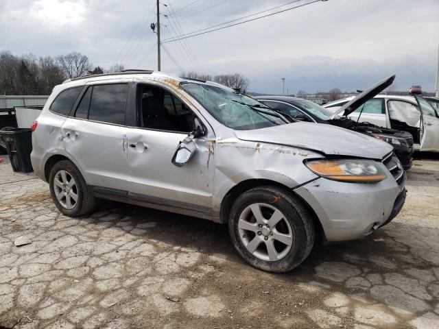 5NMSH73E89H298649 - 2009 HYUNDAI SANTA FE SE SILVER photo 4