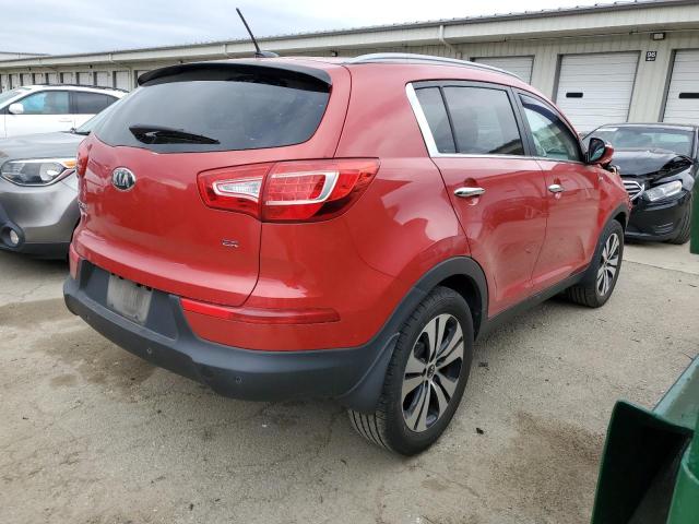 KNDPCCA21D7423190 - 2013 KIA SPORTAGE EX RED photo 3