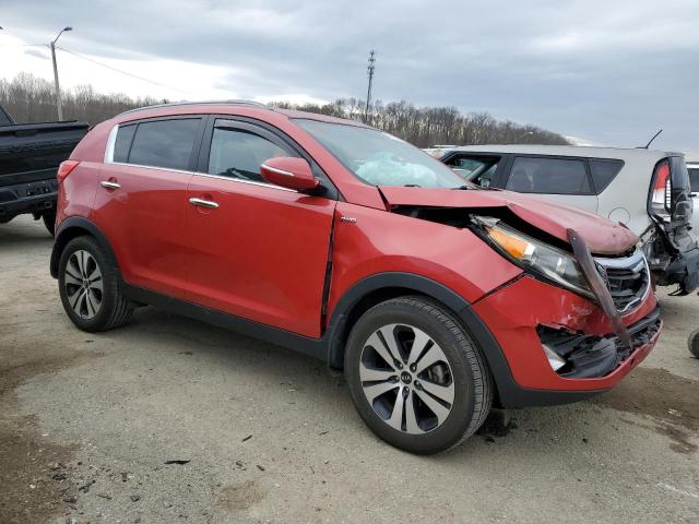 KNDPCCA21D7423190 - 2013 KIA SPORTAGE EX RED photo 4