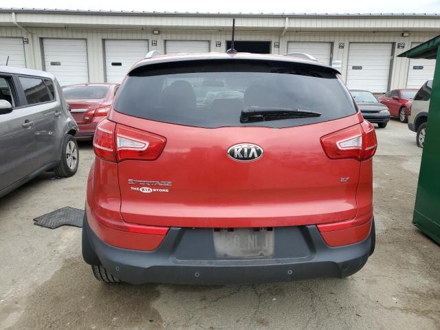 KNDPCCA21D7423190 - 2013 KIA SPORTAGE EX RED photo 6