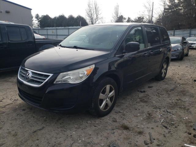 2V4RW3D1XAR280226 - 2010 VOLKSWAGEN ROUTAN SE BLACK photo 1