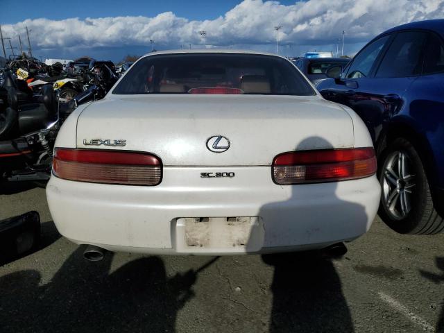 JT8JZ31C6S0024549 - 1995 LEXUS SC 300 WHITE photo 6