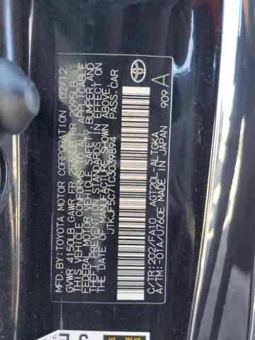 JTKJF5C71C3039894 - 2012 TOYOTA SCION TC Qara foto 12