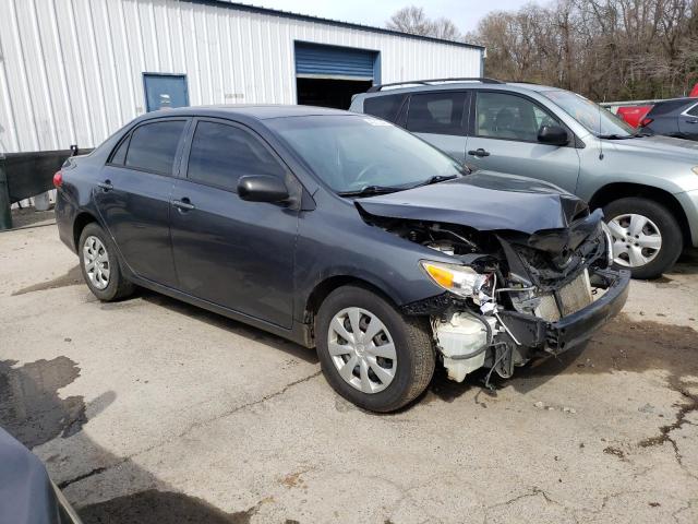 2T1BU4EE3BC711967 - 2011 TOYOTA COROLLA BASE GRAY photo 4