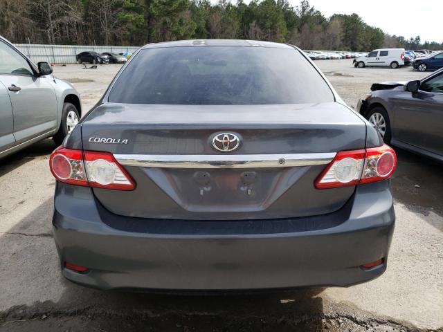 2T1BU4EE3BC711967 - 2011 TOYOTA COROLLA BASE GRAY photo 6