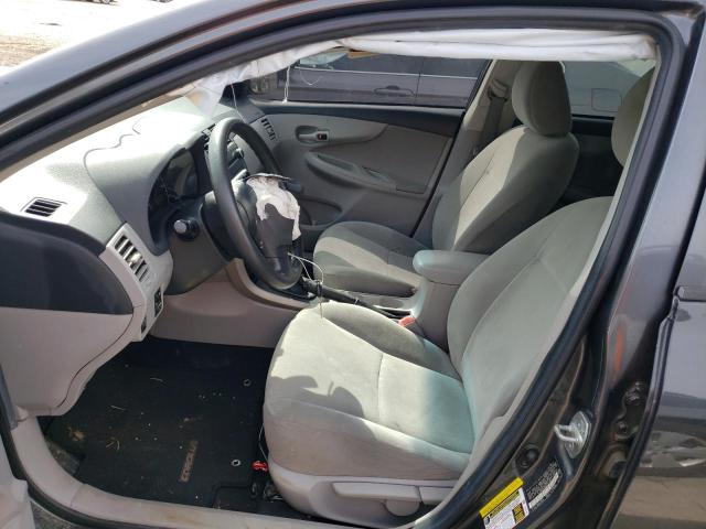 2T1BU4EE3BC711967 - 2011 TOYOTA COROLLA BASE GRAY photo 7