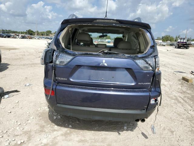 JA4MT41X97Z022316 - 2007 MITSUBISHI OUTLANDER XLS BLUE photo 6