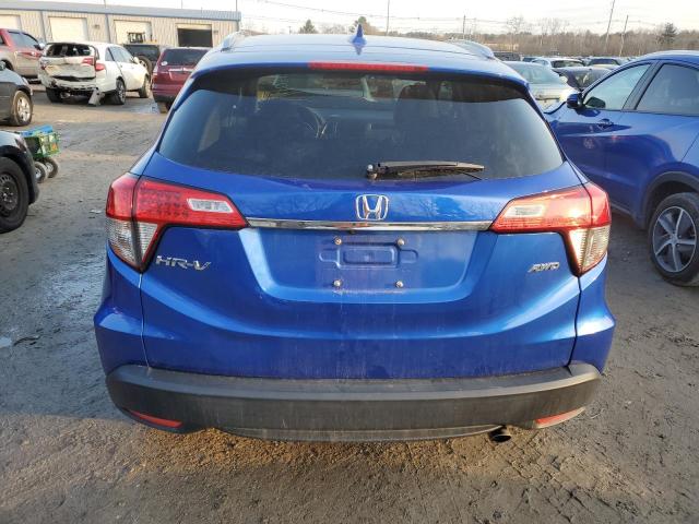 3CZRU6H74LM731705 - 2020 HONDA HR-V EXL BLUE photo 6