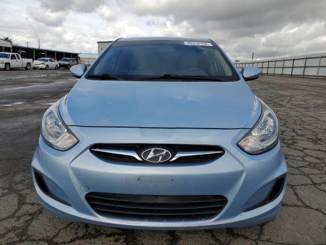 KMHCT4AE1DU553756 - 2013 HYUNDAI ACCENT GLS BLUE photo 5