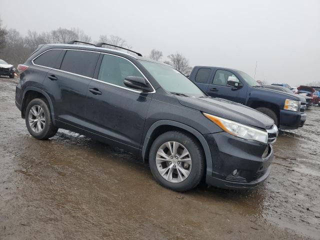 5TDJKRFH4FS219839 - 2015 TOYOTA HIGHLANDER XLE BLACK photo 4