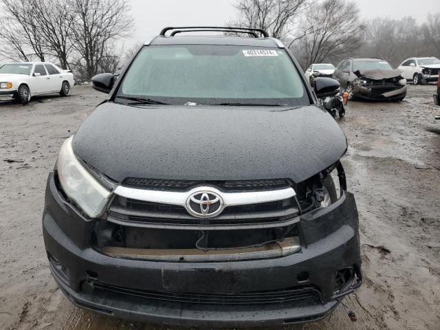 5TDJKRFH4FS219839 - 2015 TOYOTA HIGHLANDER XLE BLACK photo 5