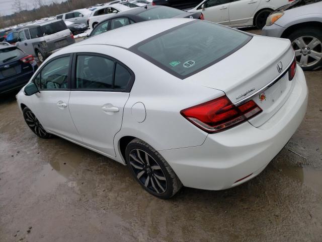 19XFB2F93FE205592 - 2015 HONDA CIVIC EXL თეთრი ფოტო 2
