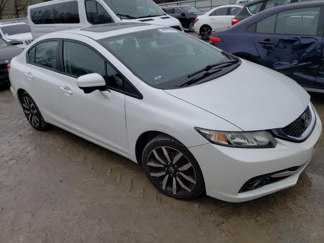 19XFB2F93FE205592 - 2015 HONDA CIVIC EXL WHITE photo 4