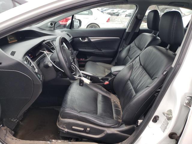 19XFB2F93FE205592 - 2015 HONDA CIVIC EXL თეთრი ფოტო 7