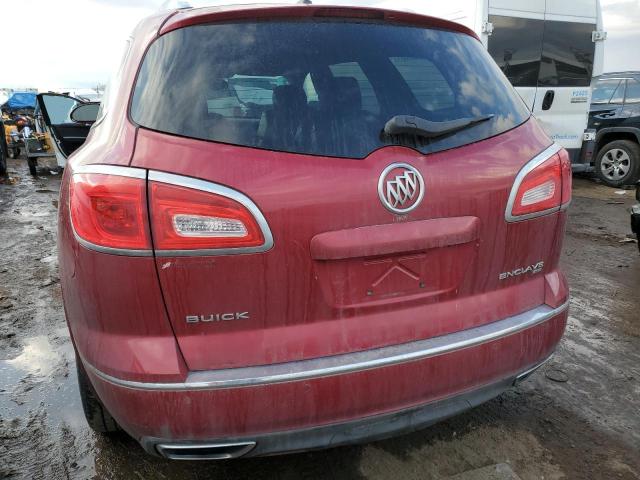 5GAKVCKD9DJ123499 - 2013 BUICK ENCLAVE RED photo 6