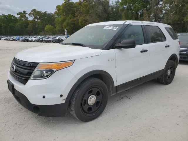 1FM5K8AR7EGA38489 - 2014 FORD EXPLORER POLICE INTERCEPTOR WHITE photo 1