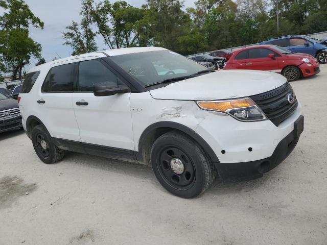 1FM5K8AR7EGA38489 - 2014 FORD EXPLORER POLICE INTERCEPTOR WHITE photo 4