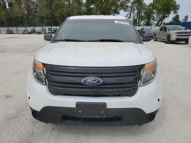 1FM5K8AR7EGA38489 - 2014 FORD EXPLORER POLICE INTERCEPTOR WHITE photo 5