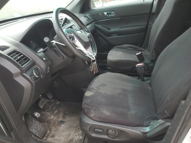 1FM5K8AR7EGA38489 - 2014 FORD EXPLORER POLICE INTERCEPTOR WHITE photo 7