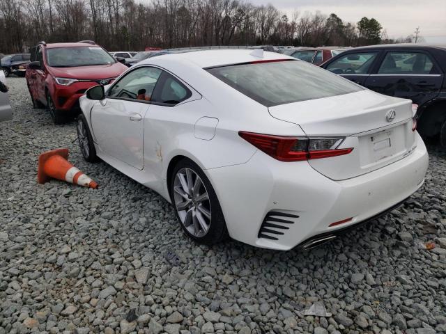 JTHSE5BC0F5004462 - 2015 LEXUS RC 350 WHITE photo 2