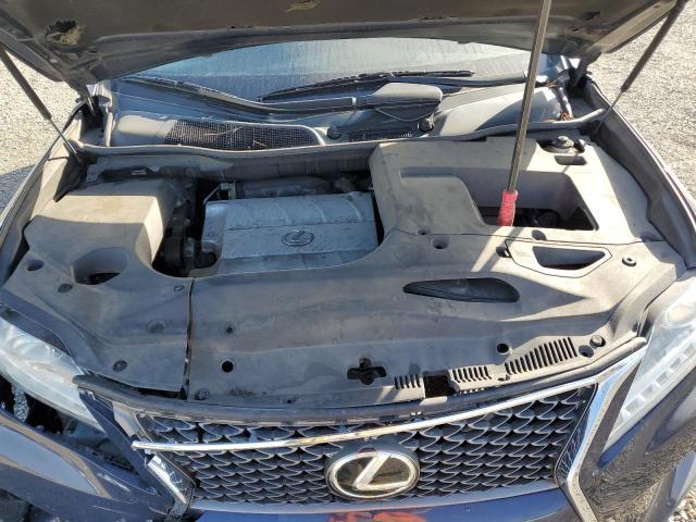 2T2BK1BA3FC307915 - 2015 LEXUS RX 350 BASE BLUE photo 12